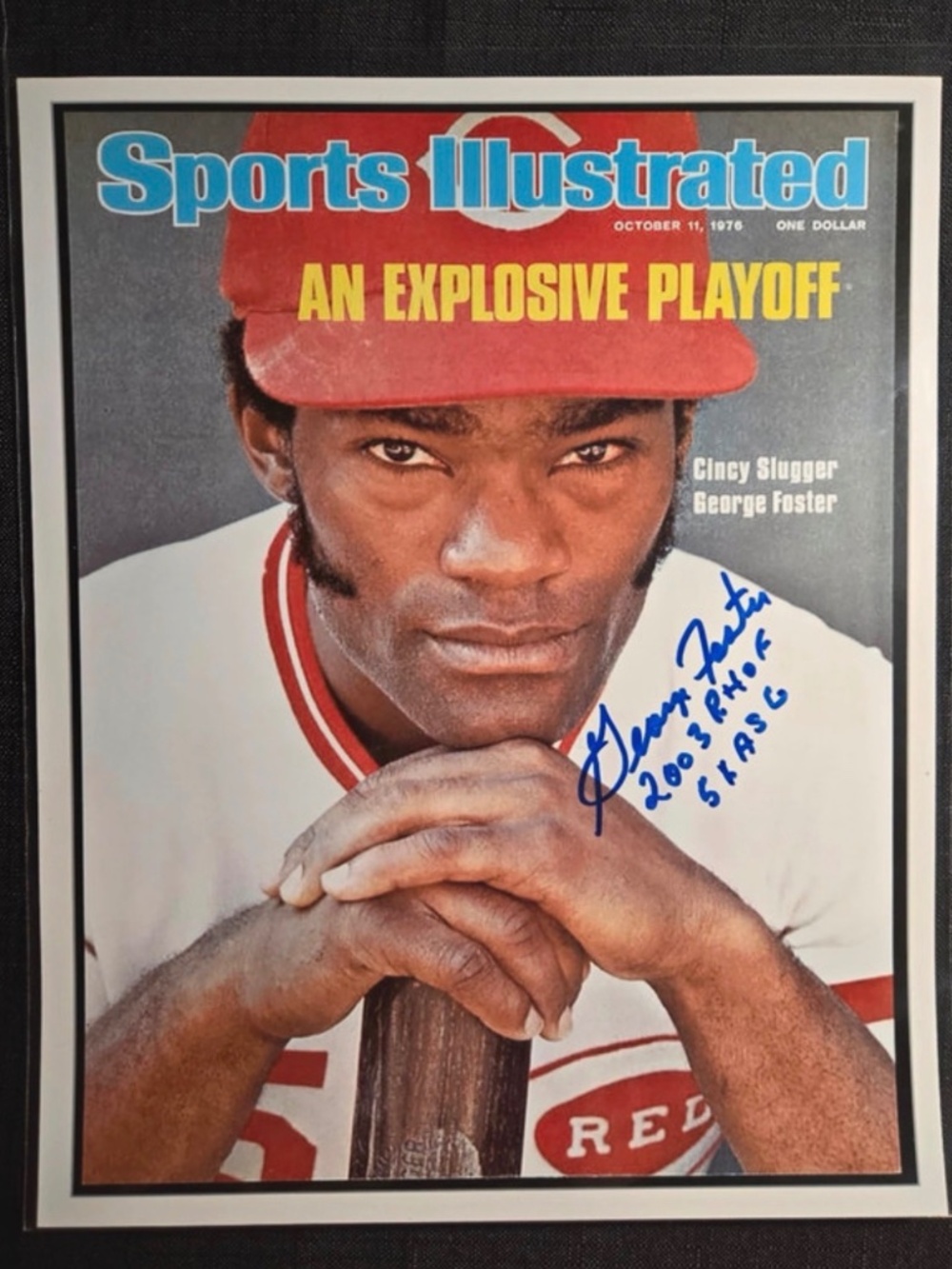 Cincinnati Reds - George Foster Autographed Picture